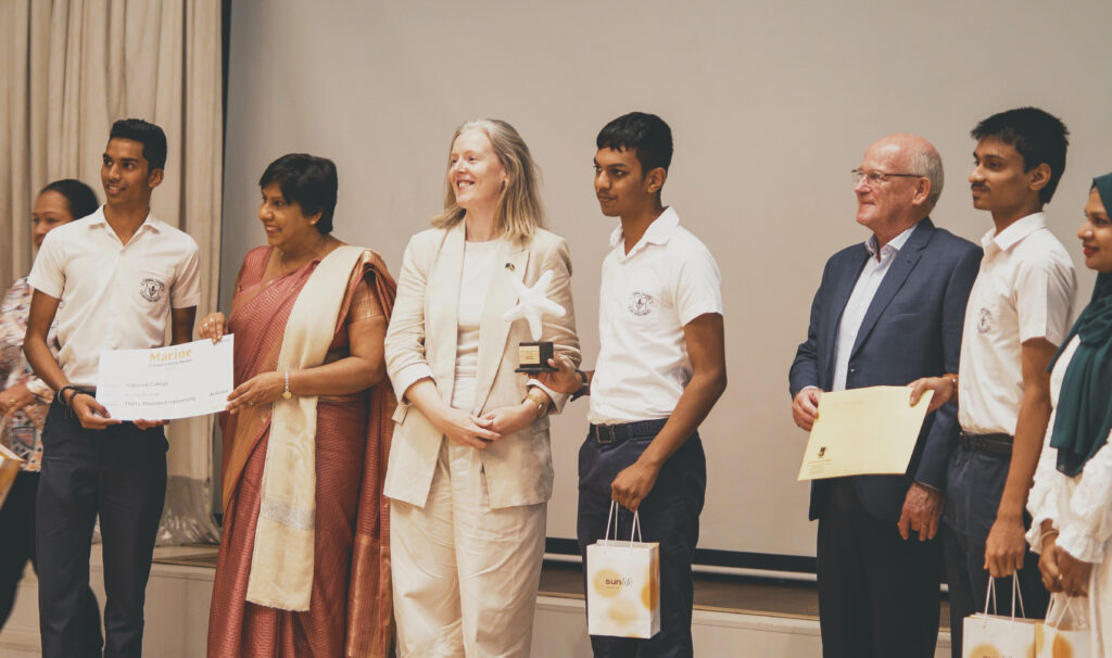 Marine Conservation Award : Le collège Impérial remporte le premier prix